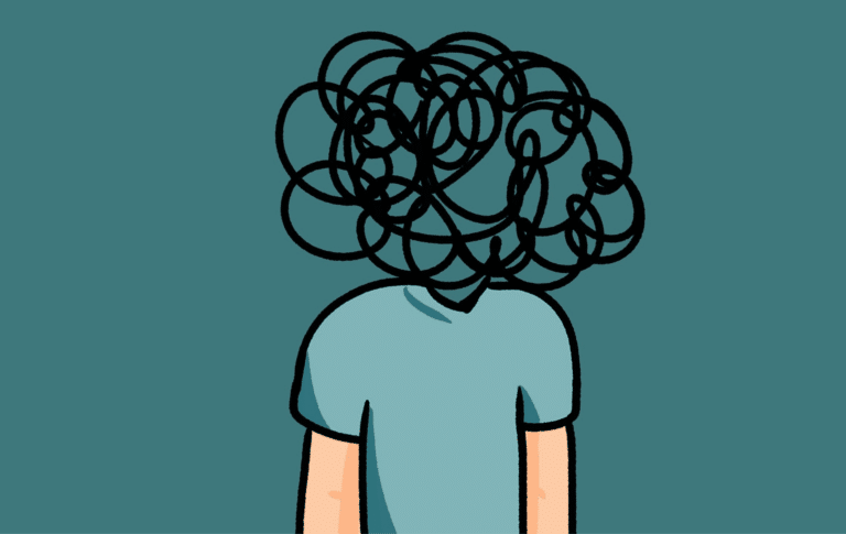 man met stress